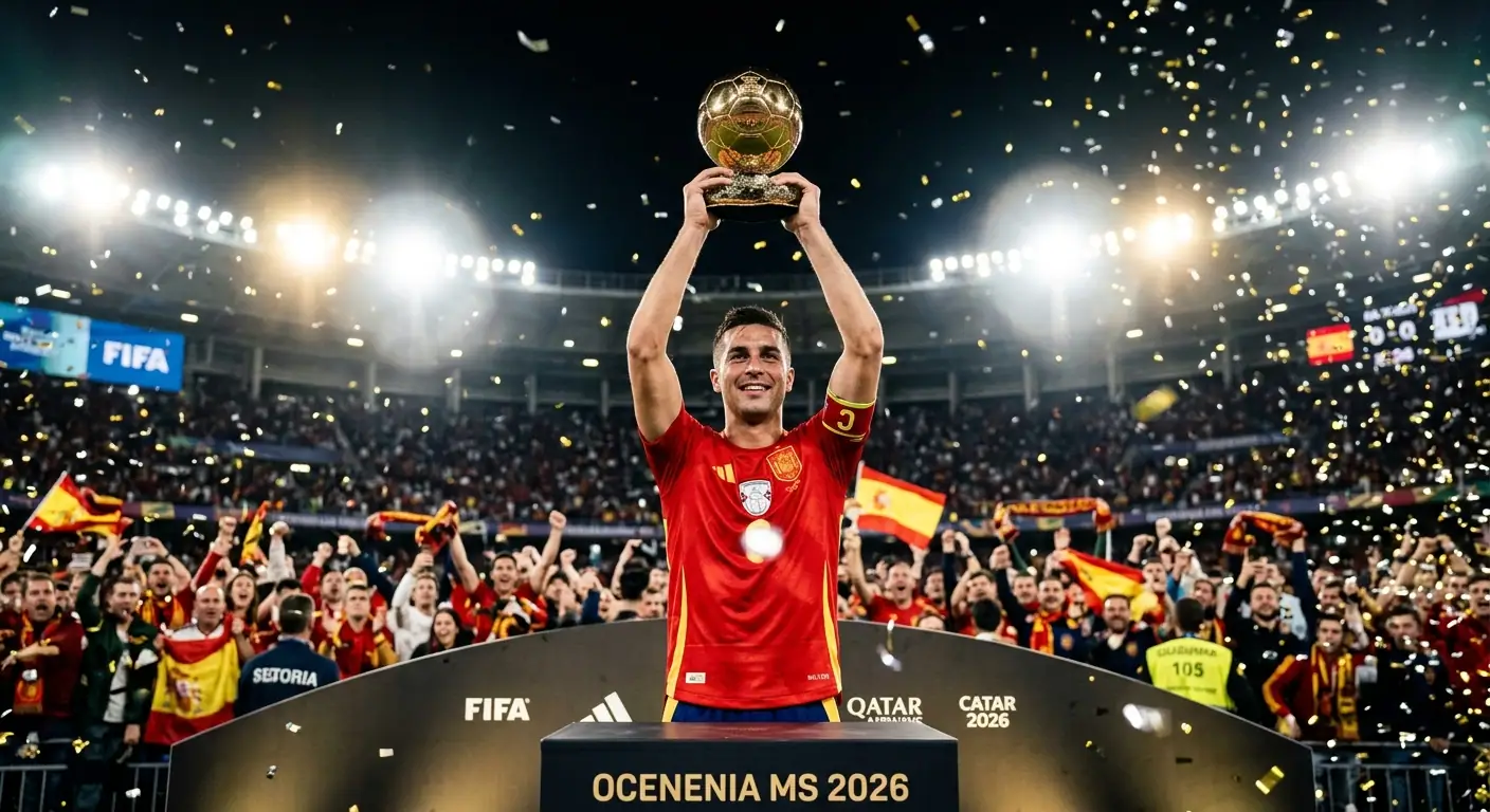 Ocenenia MS 2026 — Rodri prekvapil Zlatou loptou, Mbappé má rekord